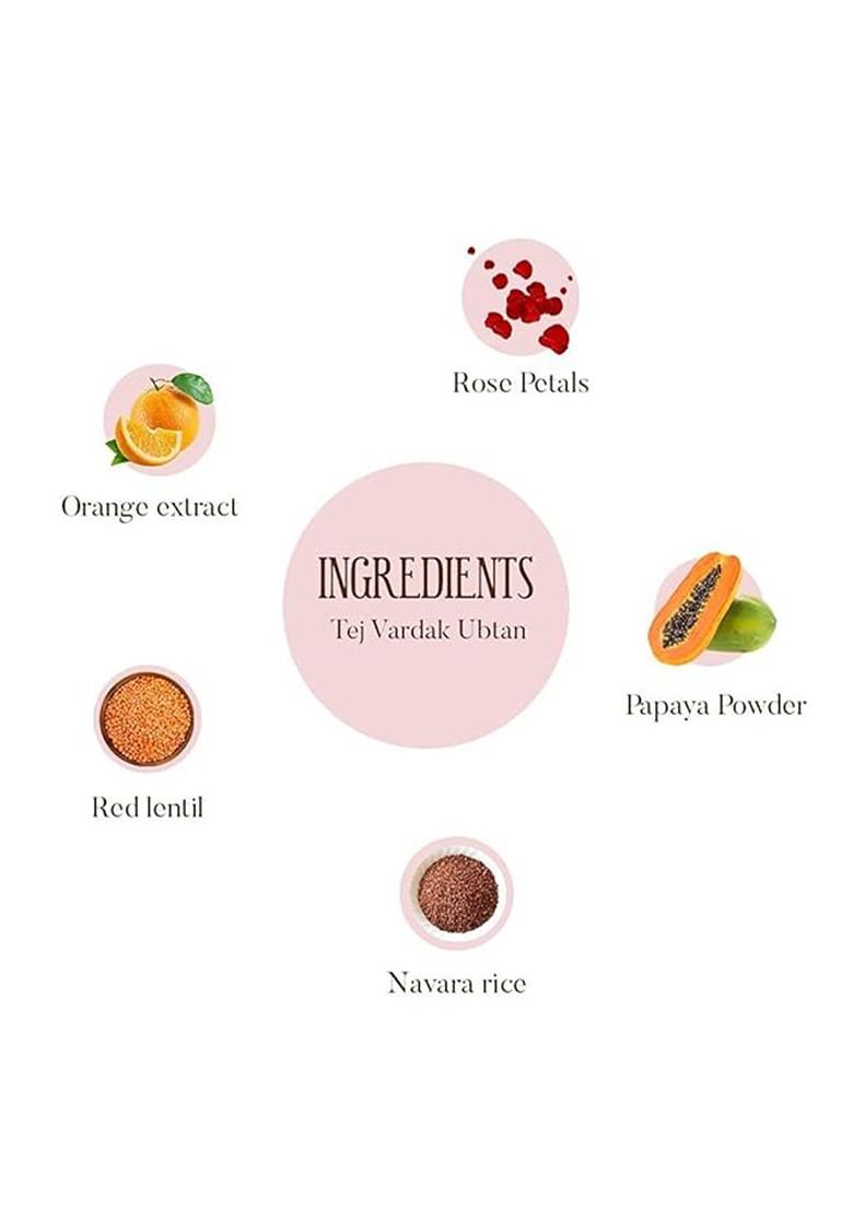 Ohria Ayurveda Tej Vardak Skin Glow Face Wash Ubtan Powder 20G