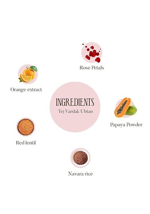 Ohria Ayurveda Tej Vardak Skin Glow Face Wash Ubtan Powder 20G