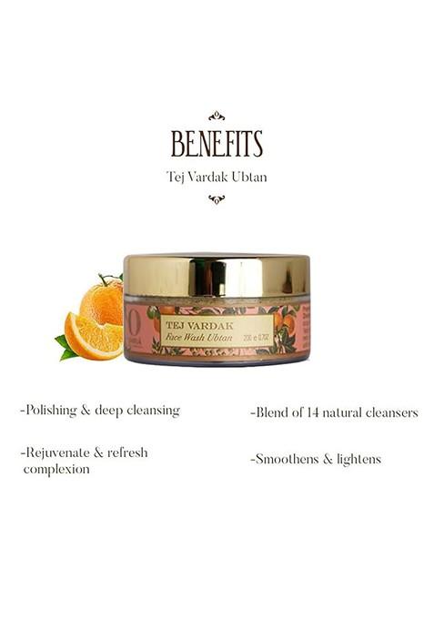 Ohria Ayurveda Tej Vardak Skin Glow Face Wash Ubtan Powder 20G