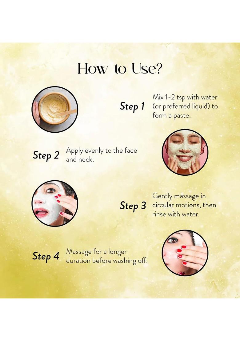 Ohria Ayurveda Tej Vardak Skin Glow Face Wash Ubtan Powder 60G