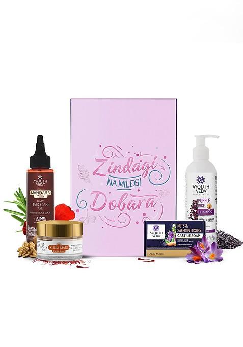 Ayouthveda Set Of 4 Zindagi Na Milegi Dobara Bath Body Gift