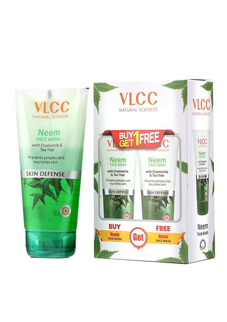 Vlcc Set Of 6 Face Wash 2Pc Turmeric Berberis Neem Mulberry Rose 150Ml Each - Indya