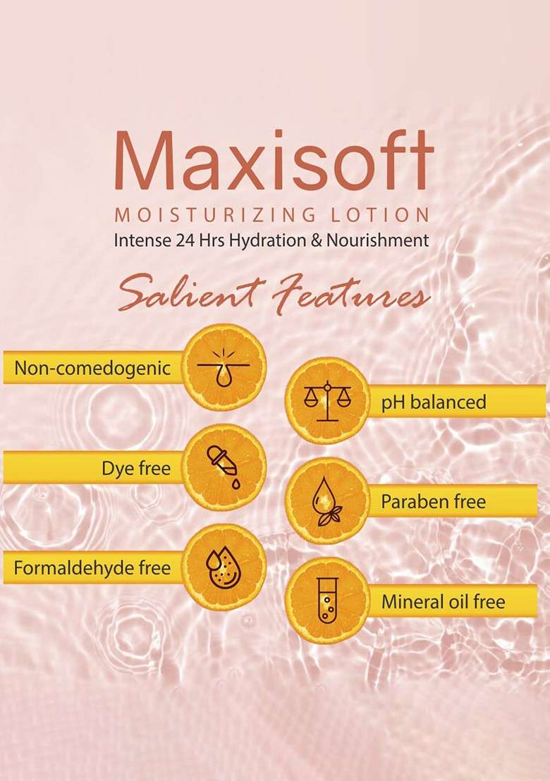 Maxisoft Set Of 3 Moisturizing Lotion For 24 Hours Moisturization 100Ml Each - Indya