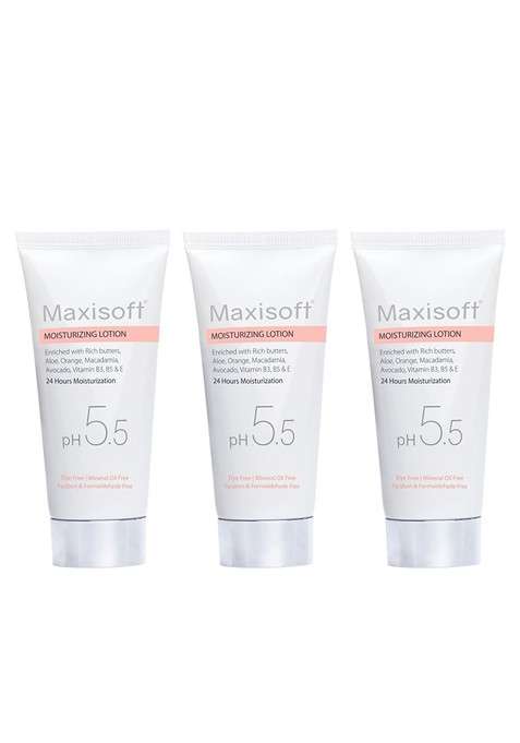Maxisoft Set Of 3 Moisturizing Lotion For 24 Hours Moisturization 100Ml Each