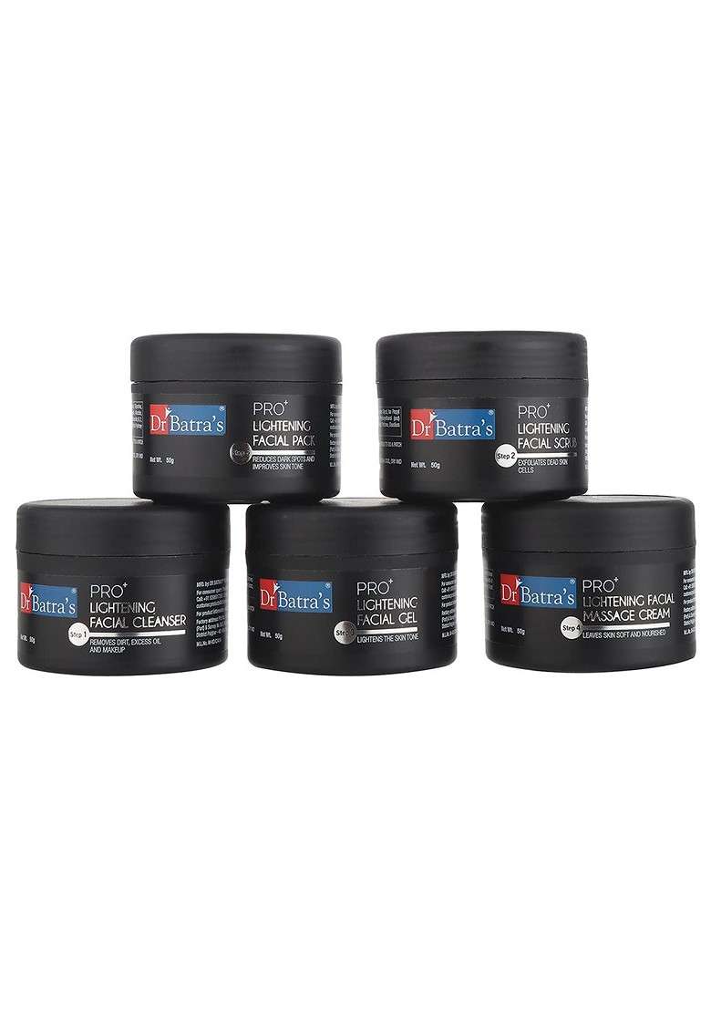 Dr Batras Pro Lightening Facial Kit Enriched With Echinacea Extracts Mulberry 250G - Indya