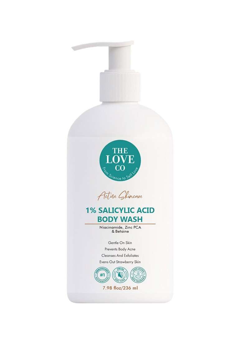 The Love Co 1 Salicylic Acid Body Wash Exfoliating Cleanser 236Ml - Indya