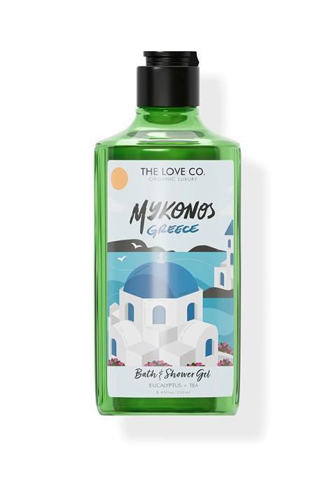The Love Co Mykonos Greece Body Wash For Daily Skin Moisture 250Ml