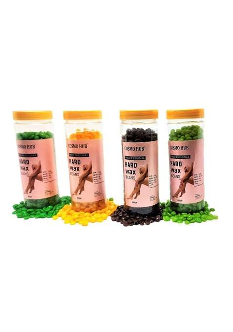 Cosmo Hub Set Of 4 Professional Hard Wax Beans 200 G Each