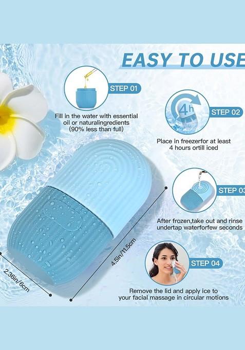 Feelhigh Saffron Scrub With Ice Roller Facial Massager