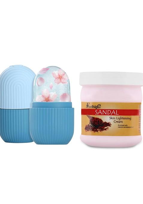 Feelhigh Ice Roller With Sandal Cream 10Ml 500Ml