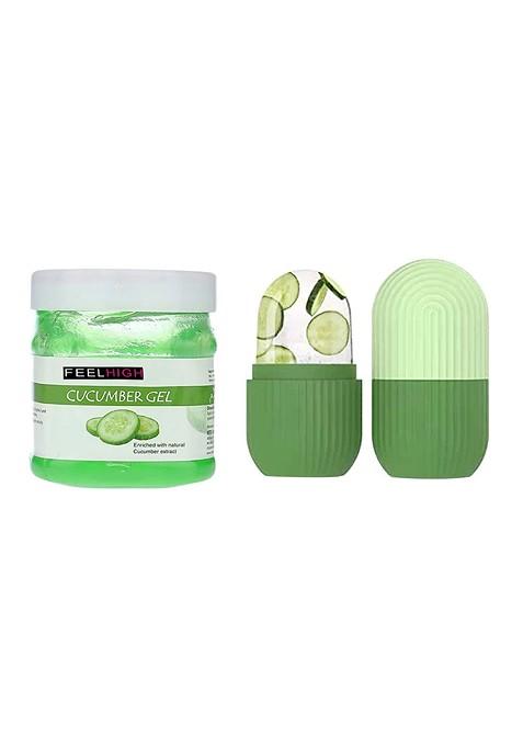 Feelhigh Ice Roller With Cucumber Gel 10Ml 500Ml