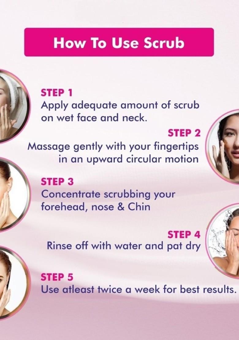 Feelhigh Set Of 3 Cucumber Face Mask Scrub Gel 500Ml Each