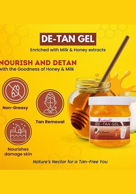 Feelhigh Set Of 4 De Tan Face Cream Mask Gel Scrub 500Ml Each