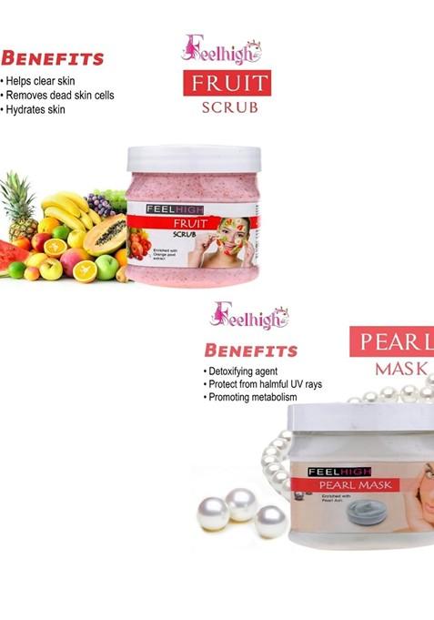 Feelhigh Feel High Face Body Fruit Scrub Pearl Mask