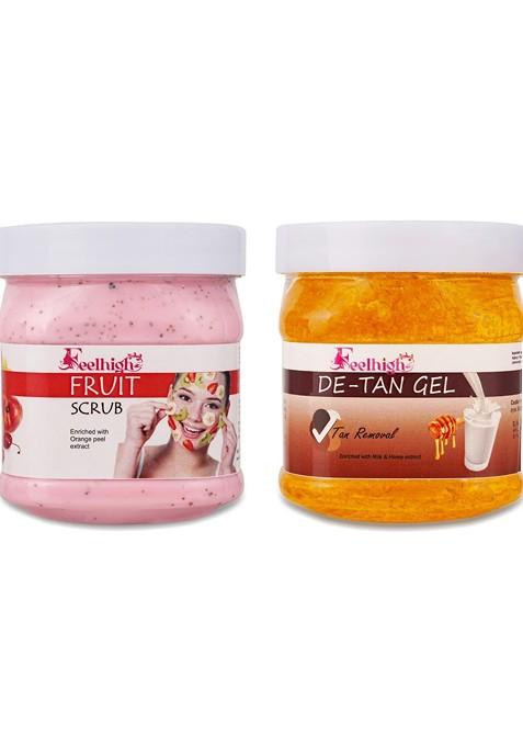 Feelhigh Feel High Face Body Fruit Scrub De Tan Gel