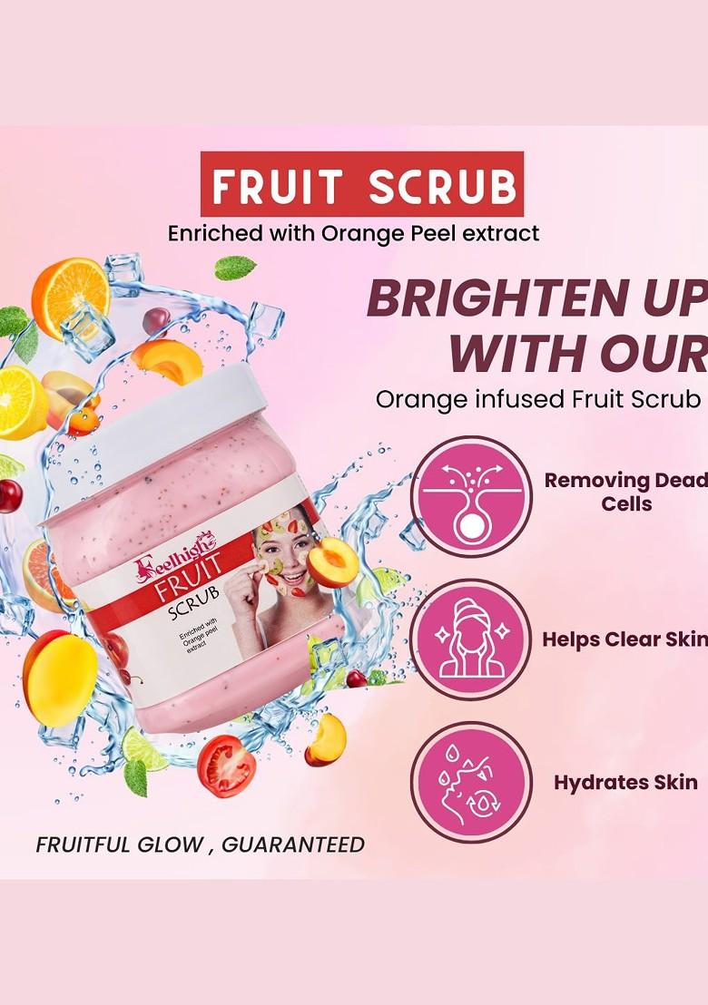 Feelhigh Face Body Fruit Scrub Aloe Vera Mask Combo