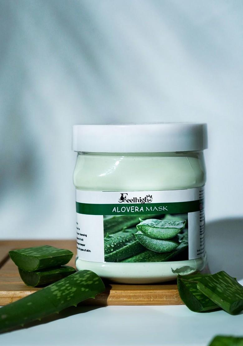 Feelhigh Face Body Aloe Vera Mask Charcoal Scrub 1000Ml