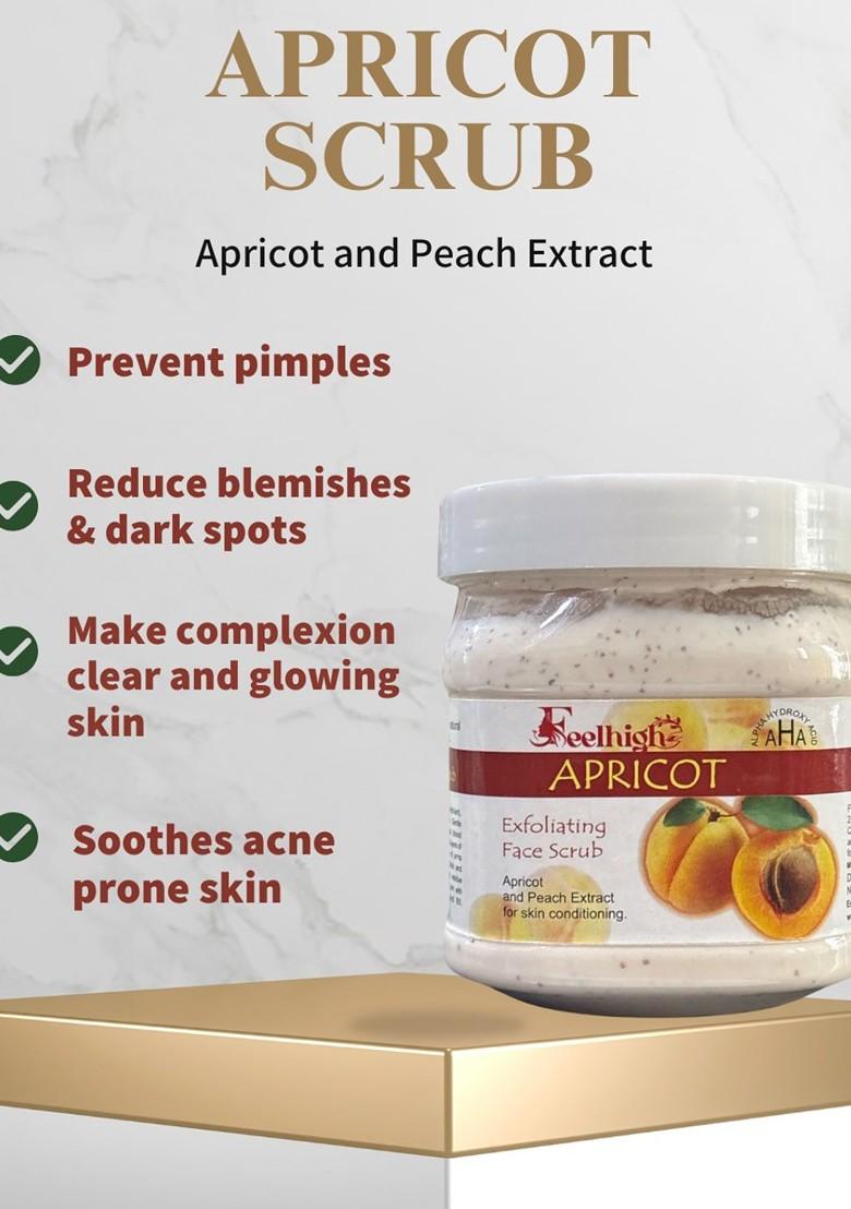 Feelhigh Face Body Aloe Vera Mask Apricoat Scrub 1000Ml