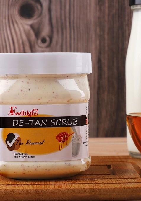 Feelhigh Face Body De Tan Scrub Papaya Mask 1000Ml