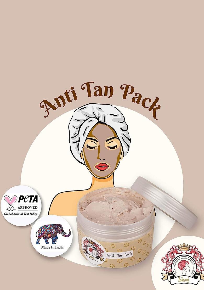 Indrani Cosmetics Women Anti Tan Pack 300 Gm