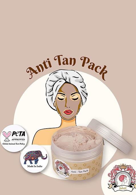 Indrani Cosmetics Women Anti Tan Pack 300 Gm