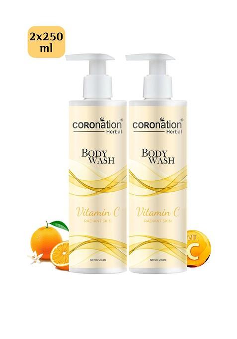 Coronation Herbal Set Of 2 Vitamin C Body Wash 250Ml Each