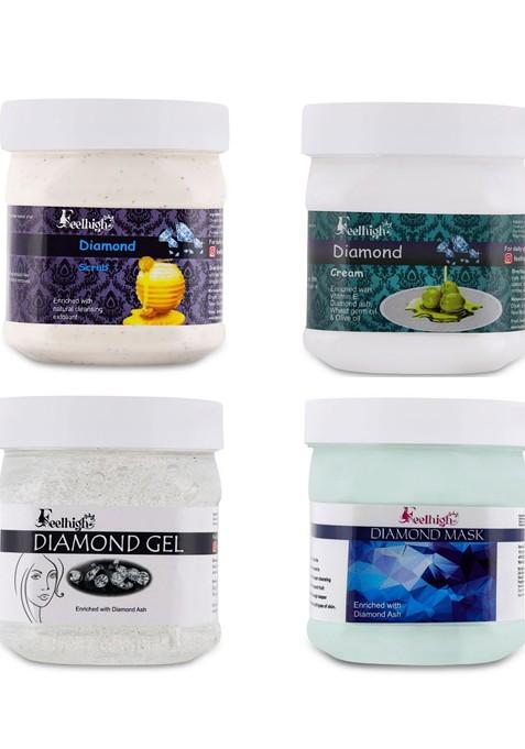 Feelhigh Diamond Facial Kit 500 Ml Each