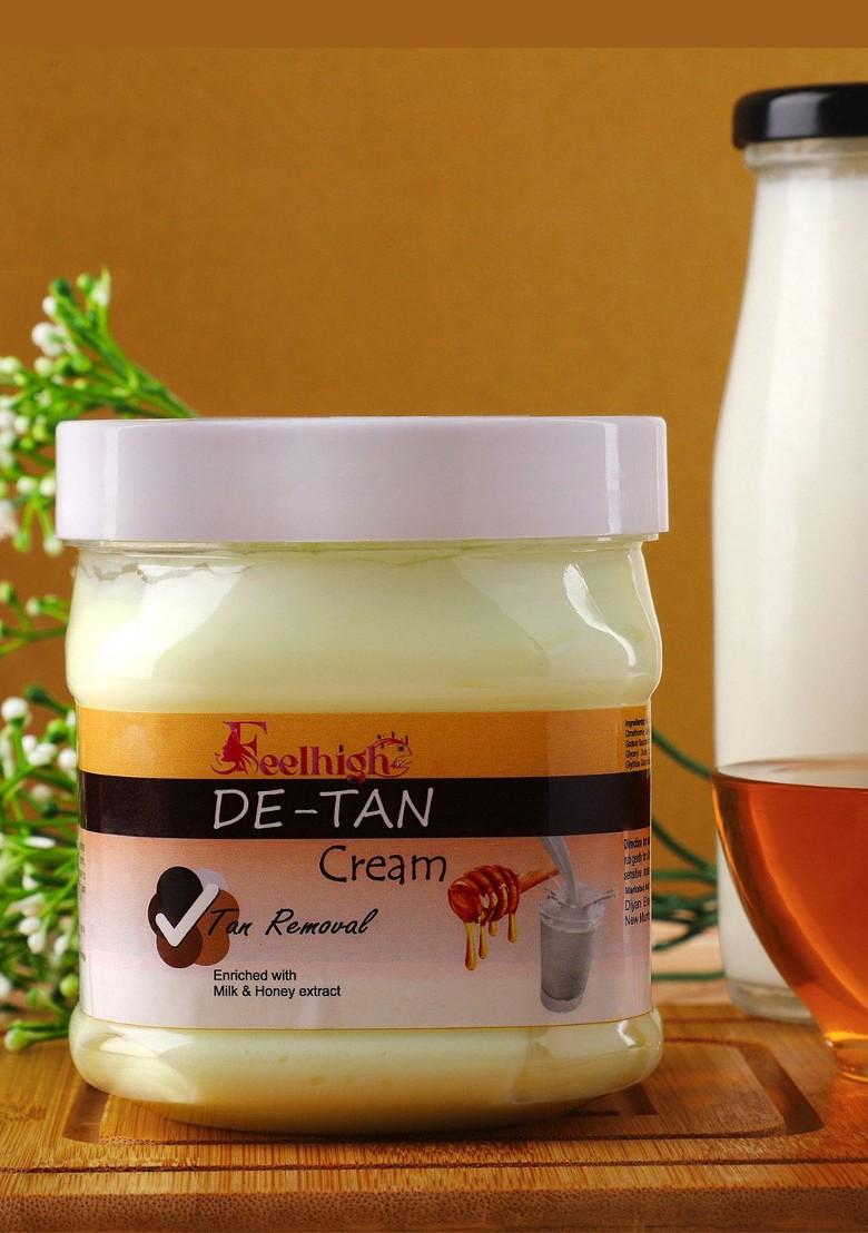 Feelhigh De Tan Set Of 4 Scrub Cream Mask Gel Facial Kit 500Ml Each