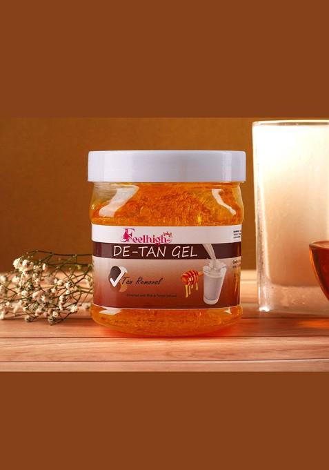 Feelhigh De Tan Set Of 4 Scrub Cream Mask Gel Facial Kit 500Ml Each