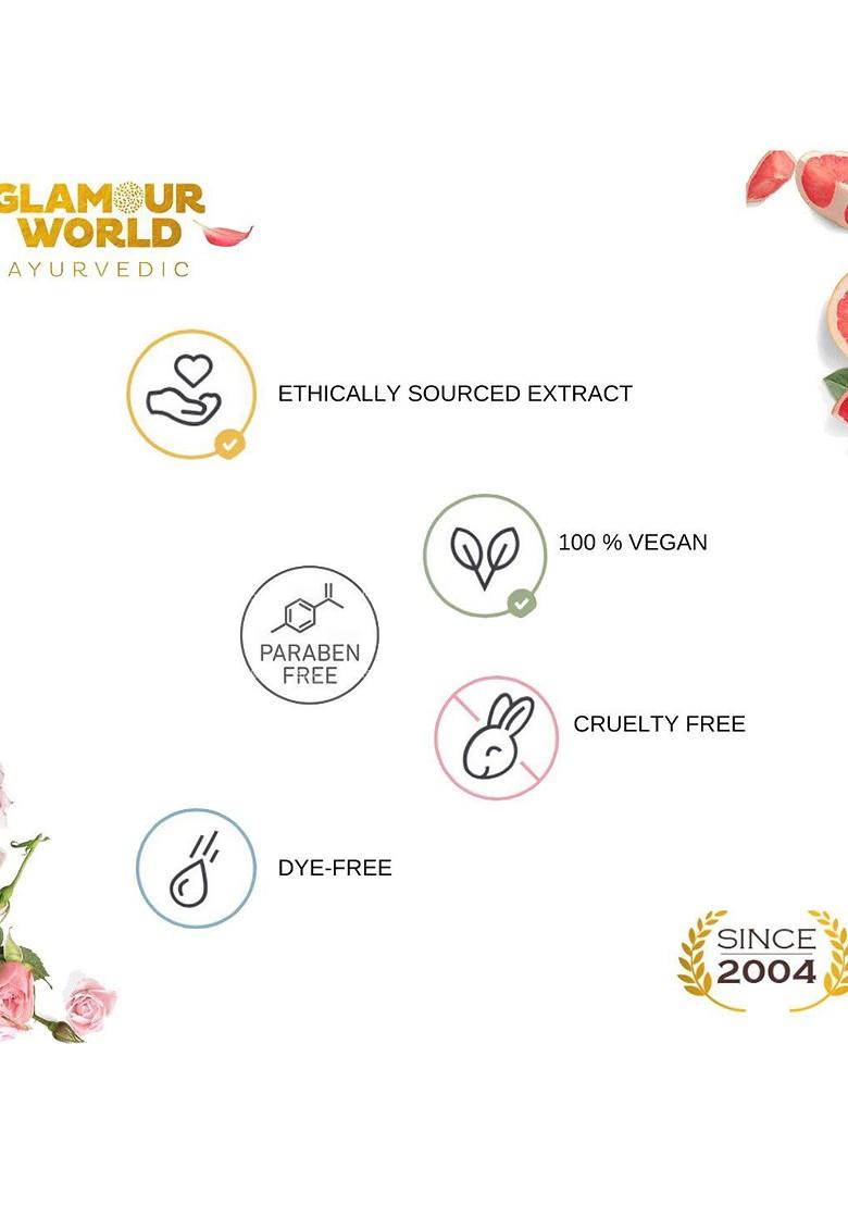 Glamour World Ayurvedic Glow Milk Body Wash 200Ml