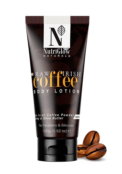 Nutriglow Naturals Raw Irish Lightweight Coffee Body Lotion 100Gm