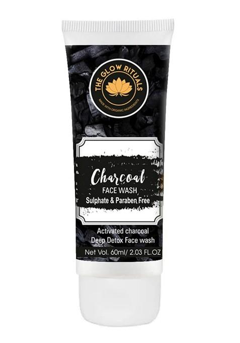 The Glow Rituals Charcoal Face Wash 60Gm