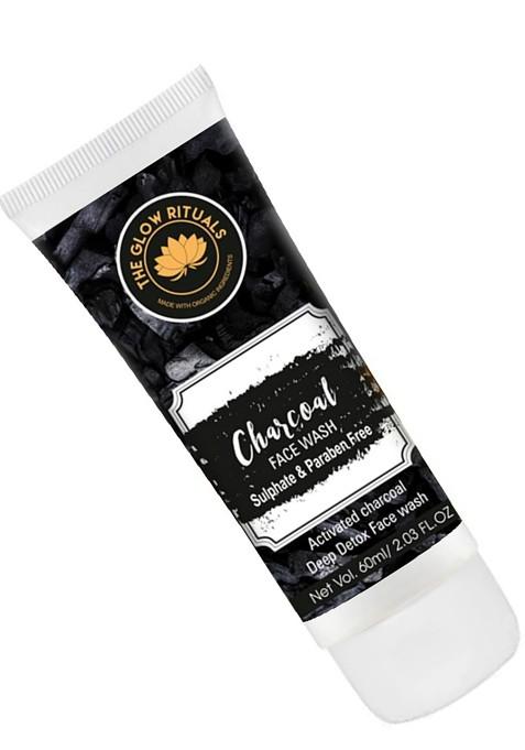 The Glow Rituals Charcoal Face Wash 60Gm