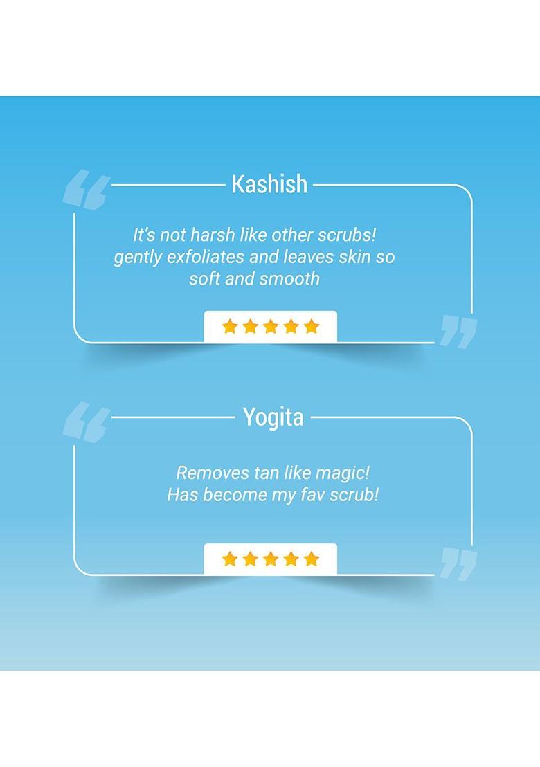 Lotus Herbals Safe Sun Detan After Face Scrub Exfoliates Removes Tan 100G