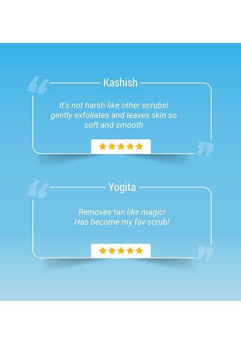 Lotus Herbals Safe Sun Detan After Face Scrub Exfoliates Removes Tan 100G