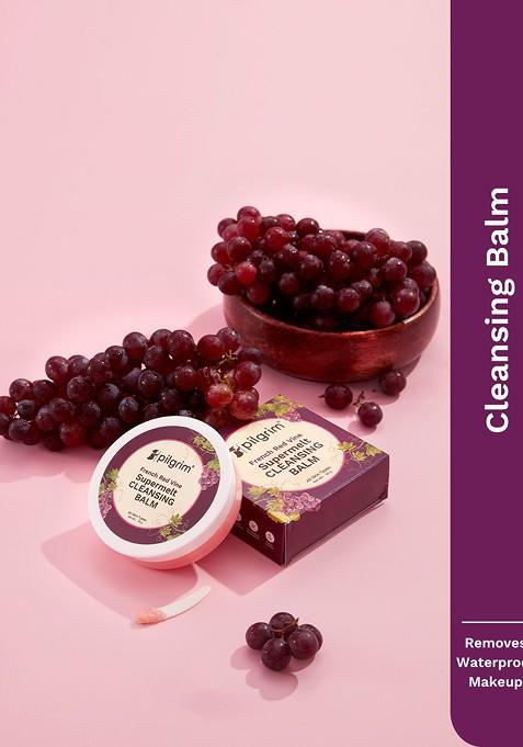 Pilgrim French Red Vine Supermelt Makeup Remover Cleansing Balm To Clean Waterproof