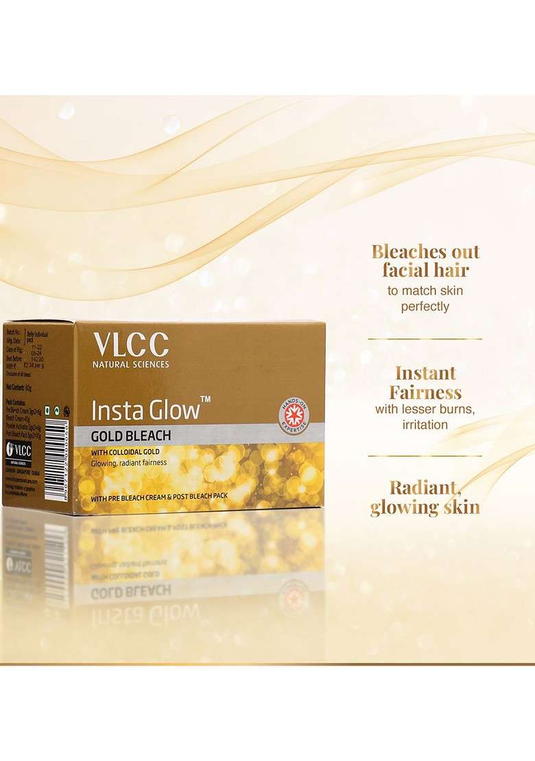 Vlcc Insta Glow Gold Bleach 402G - Indya