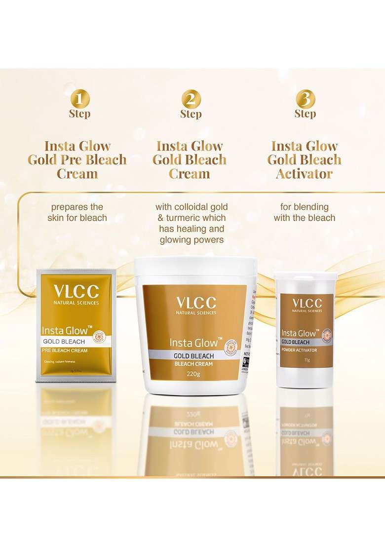 Vlcc Insta Glow Gold Bleach 402G - Indya