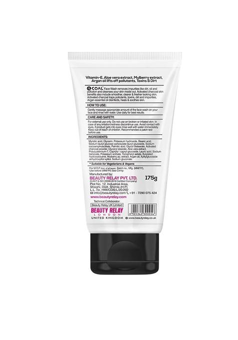 Beautyrelay London 4Coal Activated Charcoal Face Wash Scrub 200Ml Buy 1 Get Free