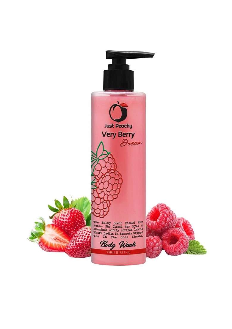 Just Peachy Very Berry Dream Body Wash 250Ml - Indya