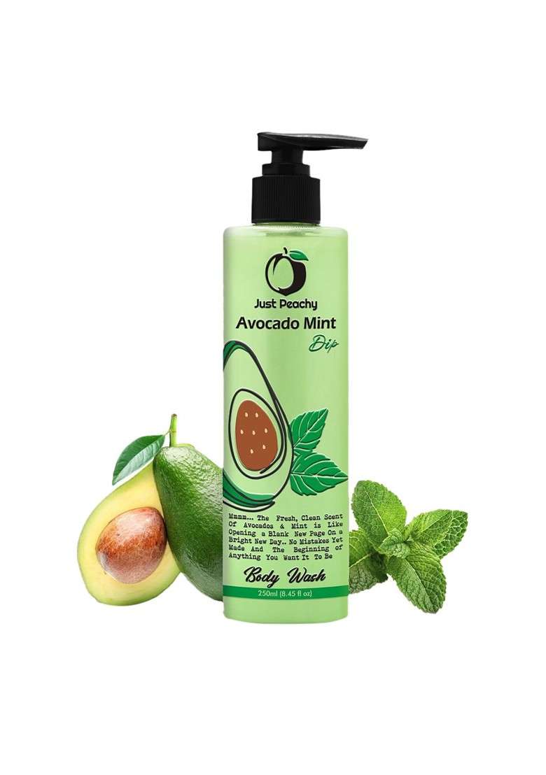 Just Peachy Avocado Mint Dip Body Wash 250Ml - Indya