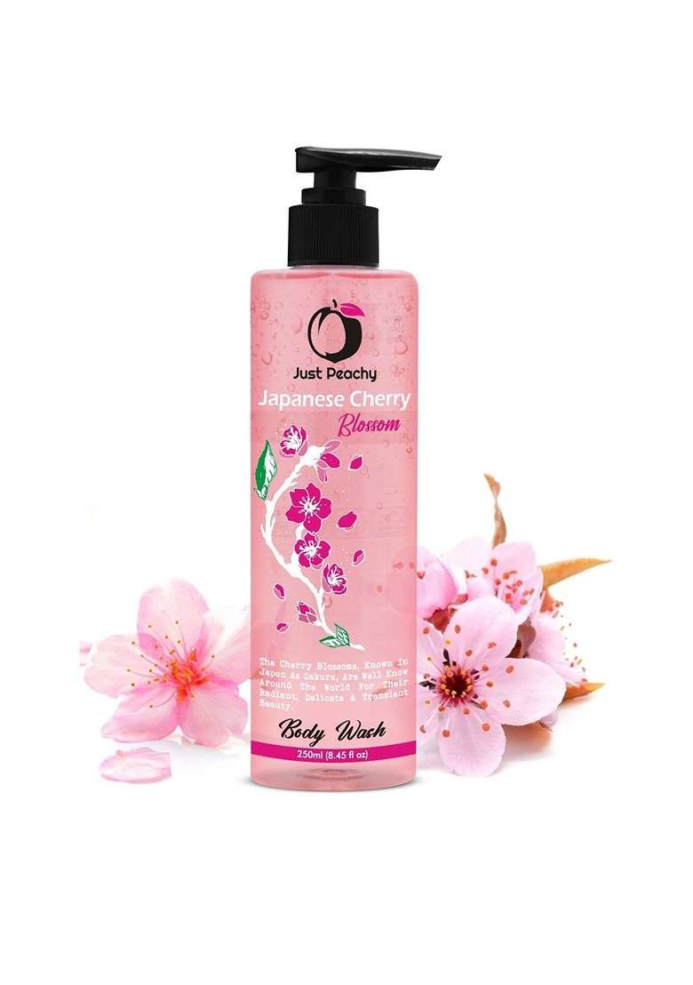 Just Peachy Japanese Cherry Blossom Body Wash 250Ml - Indya