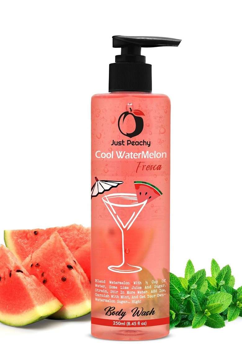 Just Peachy Cool Watermelon Fresca Body Wash 250Ml - Indya