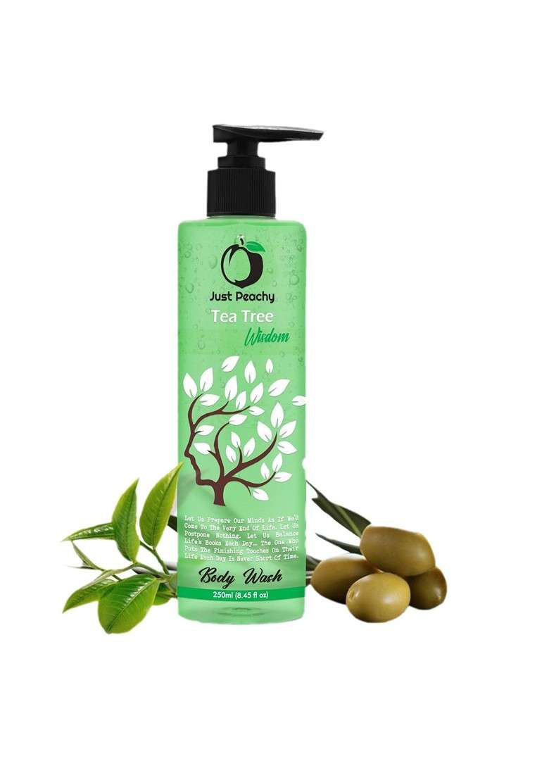 Just Peachy Tea Tree Wisdom Body Wash 250Ml - Indya