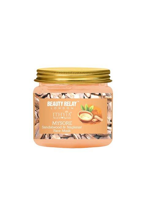 Beautyrelay London Mysore Sandalwood Nagkesar Face Mask With Argan Oil 150G