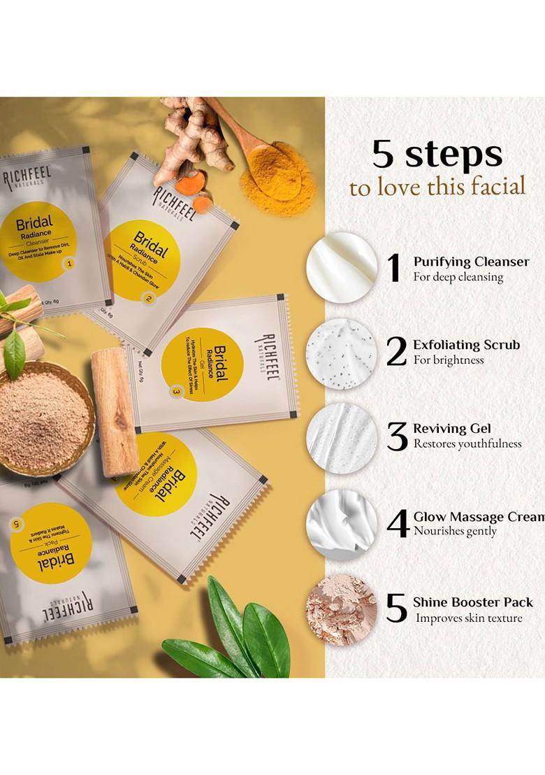 Richfeel Pack Of 4 Bridal Radiance Facial Kit