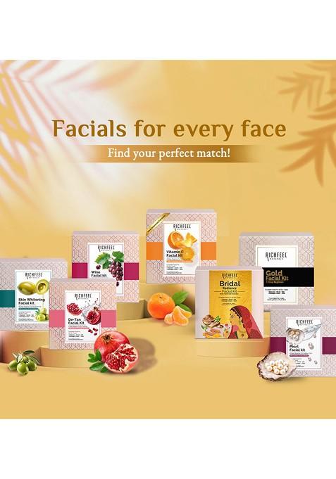 Richfeel Pack Of 4 Bridal Radiance Facial Kit