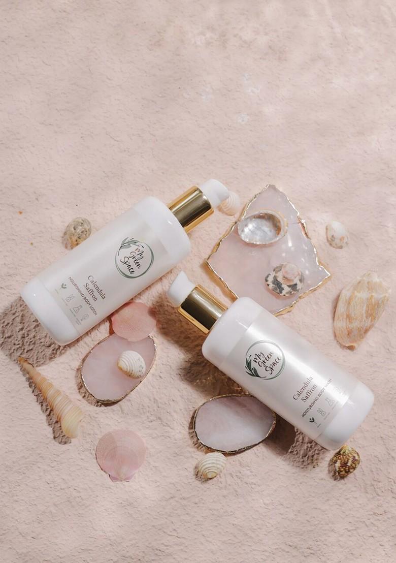 My Green Space Paraben Free Natural Calendula Saffron Moisturising Body Wash 250 Ml