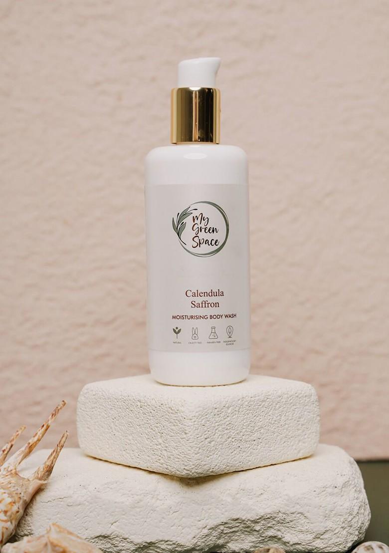 My Green Space Paraben Free Natural Calendula Saffron Moisturising Body Wash 250 Ml