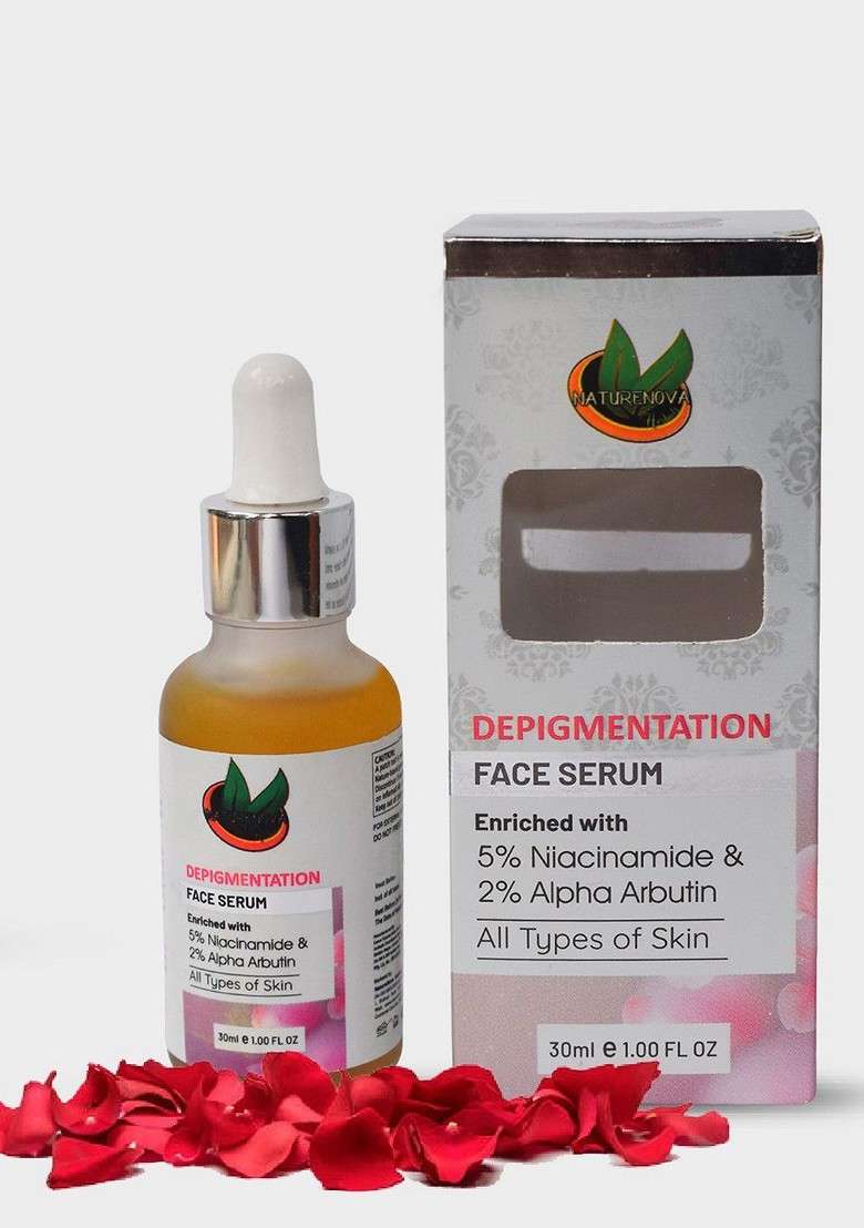 Naturenova Herbals Set Of Acne Face Wash Toner 2 Serums - Indya